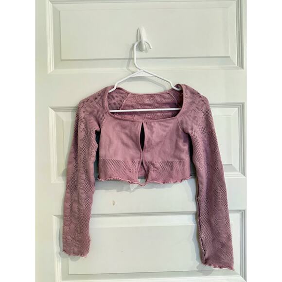 NWT Urban Outfitters Henley Seamless Crop Top - Picture 1 of 8